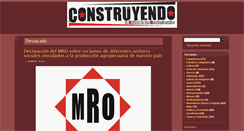 Desktop Screenshot of construyendo.nuevaradio.org